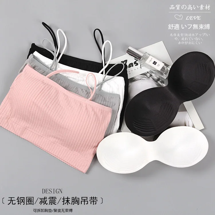 New Sexy Casual Top Quality Cotton Tube Top For Women Bandeau Bra Padded Crop Tops Off Shooulder Girls Lady Short Tops 2018 New Sexy Casual Top Quality Cotton Tube Top For Women Bandeau Bra Padded Crop Tops Off Shooulder Girls Lady Short Tops 2018