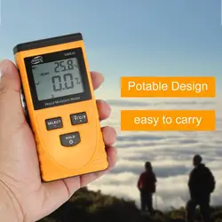 GM630 цифровой ЖК-дисплей Дисплей Дерево Измеритель влажности Тесты воды измеритель содержания детектор плотность гигрометр Vochtmeter