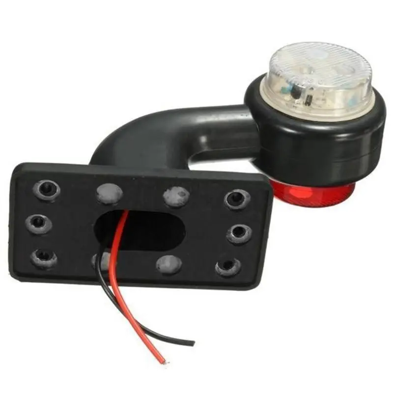 2 шт. 12LED боковые габаритные огни Белый Красный Локоть лампа совместима с 24V