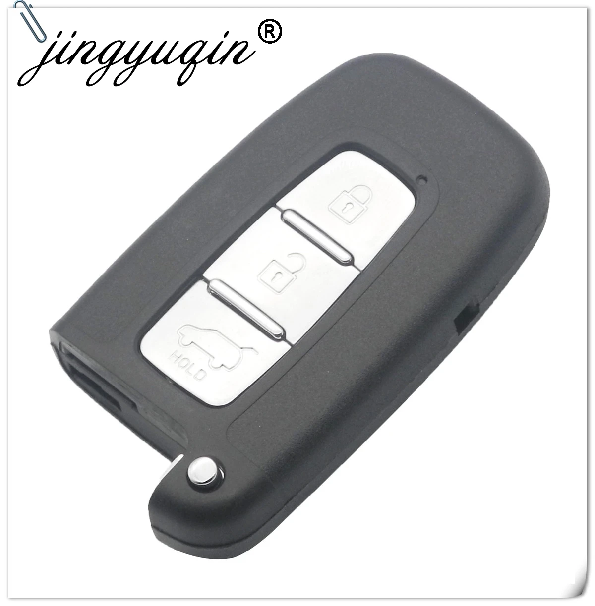 Чехол для смарт ключей jinyuqin 2/3/4 кнопки Hyundai IX35 Sonata 8 Elantra Kia K2 K5 Sportage Forte сменный