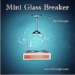 Free shipping! Mini Glass Breaker Remote control - Magic tricks,Mentalism Magic,bicycle card box version,Close up,stage props