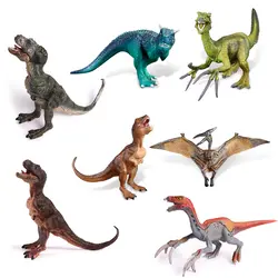 Фигурки и игрушки Юрского периода Хищные динозавра дракона игрушки Пластик 8 см куклы животных Коллекционная модель интерьерная игрушка