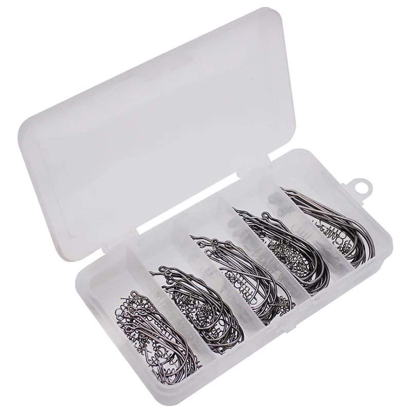 Worm Hook with Lock Stitch Lot 10 Pieces Soft Lure Bait Single Hooks Grub Fishhook Texas Rig Accessories Worm Hook with Lock Stitch Lot 10 Pieces Soft Lure Bait Single Hooks Grub Fishhook Texas Rig Accessories