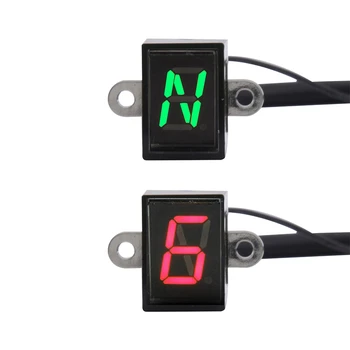 

6 Speed Motorcycle Digital Display Motorcycle 1-6 Level Ecu Plug Mount Speed Gear Display Indicator Waterproof