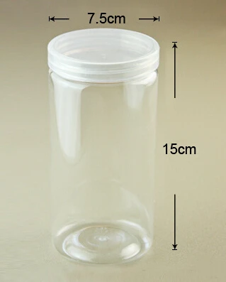 Новинка сливы стеклянная банка с завинчивающейся крышкой для хранения специй Коробки Пластик бутылочные прозрачные уплотнения банки упаковочная коробка для хранения 50 шт./упак