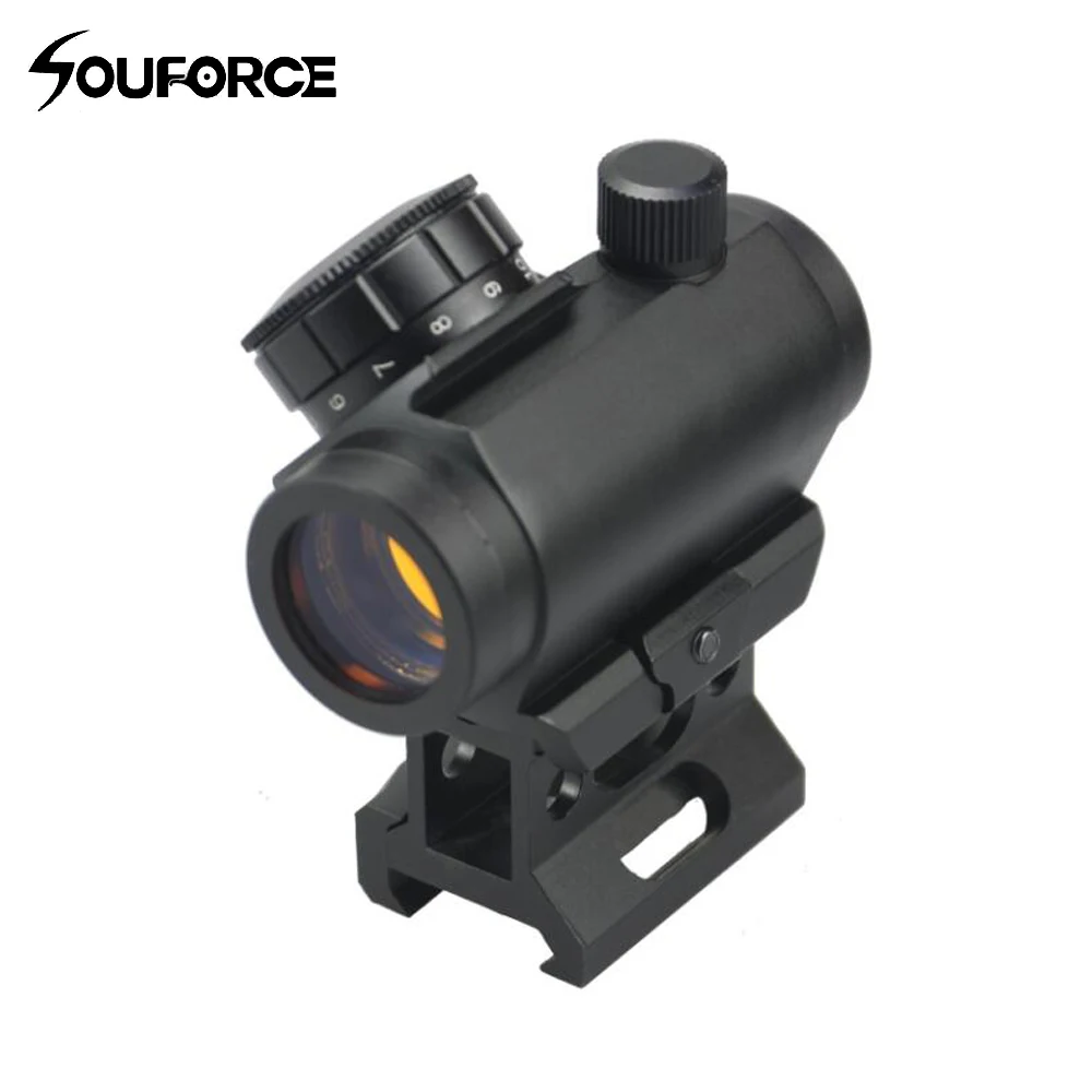 

Tactical 1x28mm Red Dot Scope Sight with Low High Rail Mount for Optics Rifles Scope Hunting