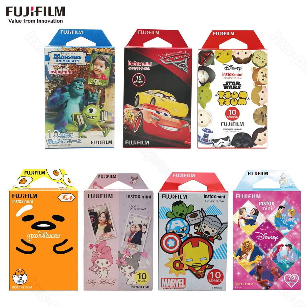 

Genuine Fujifilm Fuji Instax Mini 9 Film New Color 10 Sheets For 8 9 7s 90 70 25 50i 50s Instant Camera Share SP-1 SP-2 Pinter