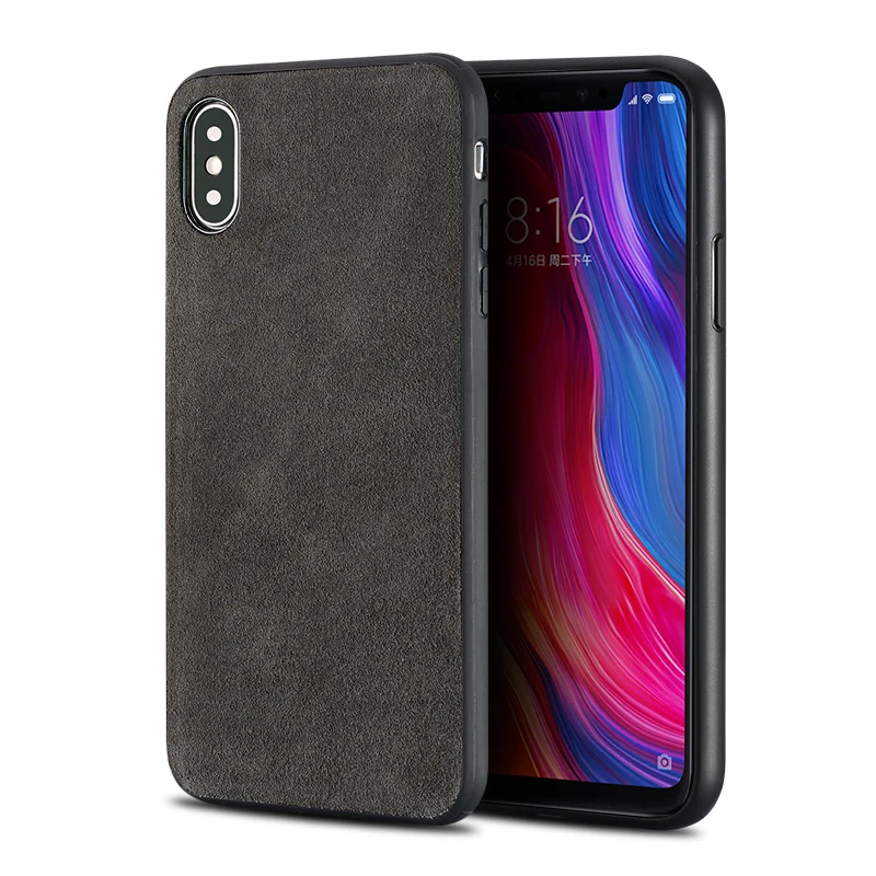 

Rare leather phone protection case for xiaomi 8 phone case Genuine Leather all-inclusive phone case for xiaomi 6 6x 8 8se max3