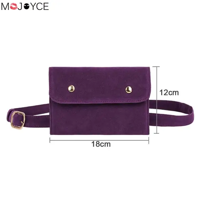 Luxury Design Women Scrub PU Leather Waist Bag Female One Shoulder Zipper Fanny Pack Ladies Envelope Belt Bag bolsa feminina