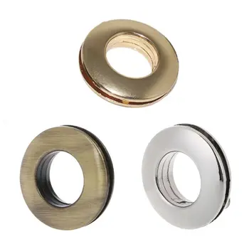 

NoEnName_Null High Quality Round Shape Eyelet Metal Ring with Screw For Handbag Purse Shoulder Bag Parts Accessory