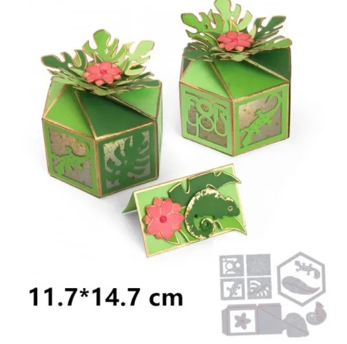 

3D Box Flowers Metal Cutting Dies New 2019 for Card Making Craft Dies Scrapbooking DIY Album Stencil Die Cut Card Made Decor