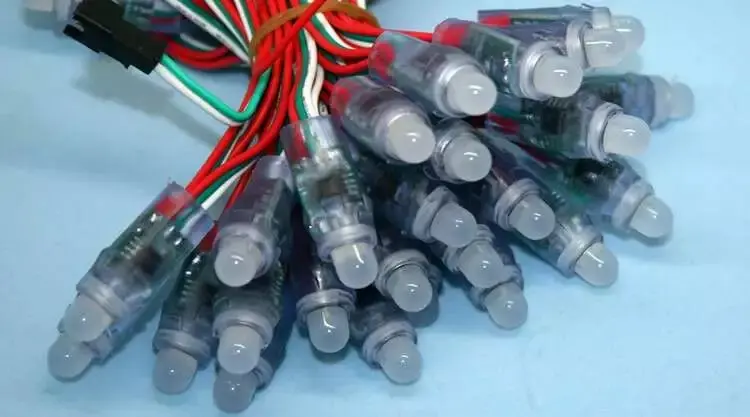 Рекламная акция! WS2811 DC5V 50 адресных узлов светодиодная Пиксельная строка Класс IP68