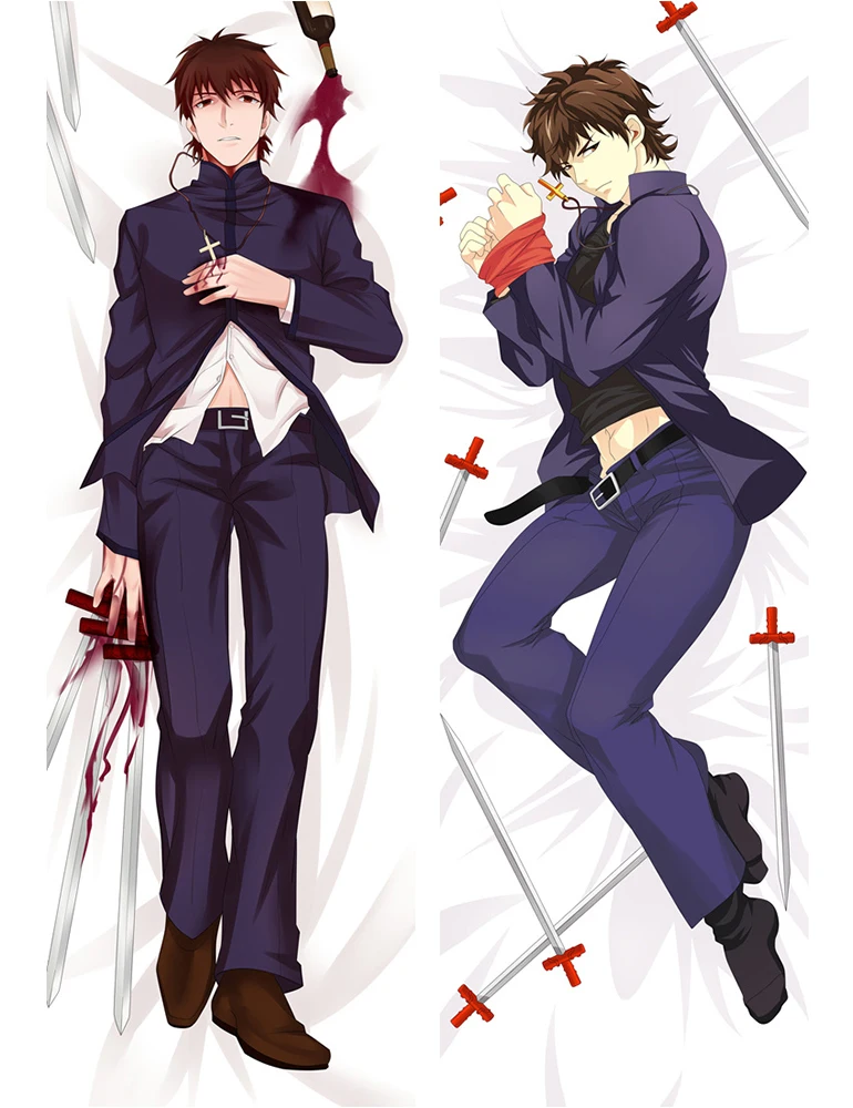 Sep обновление аниме Fate/stay night эмия кирицугу Kotomine Kirei Emiya Shirou Dakimakura Наволочка на подушку