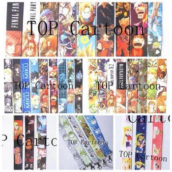 

Free Shipping 950 Pcs Popular Japanese Anime Key Chains Keys Camera ID Card Lanyard T33