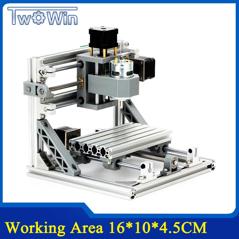 CNC 1610 GRBL управления Diy Мини станок с ЧПУ, рабочая зона 16x10x4,5 см, 3 оси Pcb фрезерный станок, древесины маршрутизатор, ЧПУ маршрутизатор, v2.4