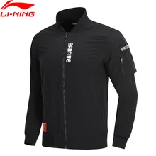 Li-Ning Мужская баскетбольная куртка серии BAD FIVE с защитой от ударов, спортивная куртка с карманами и подкладкой AJDP005 MWJ2591