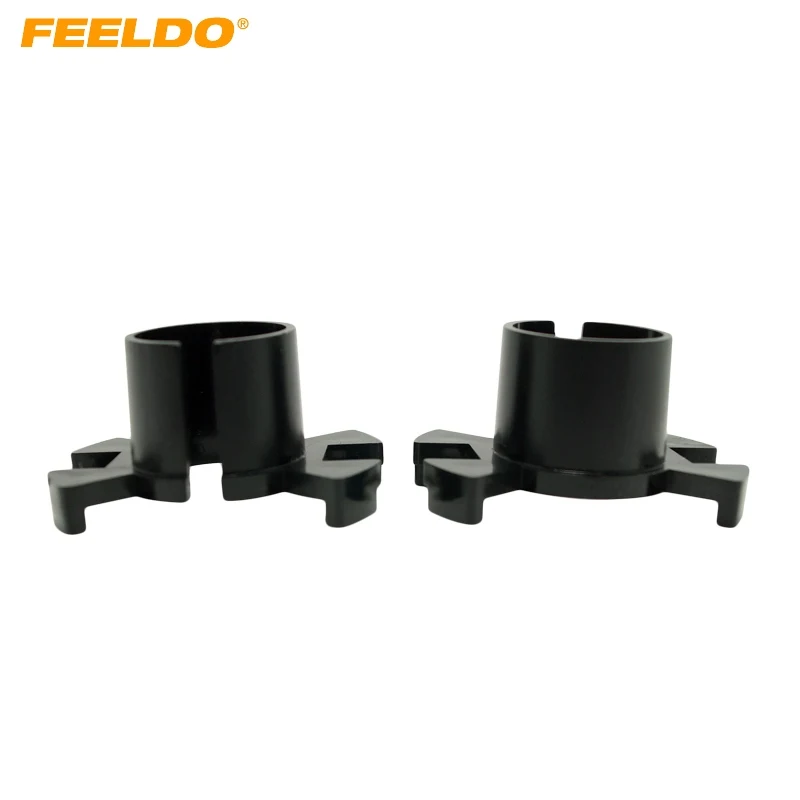 FEELDO 2Pcs Car Bulbs Socket Conversion Adapter For Honda H1 HID Bulb