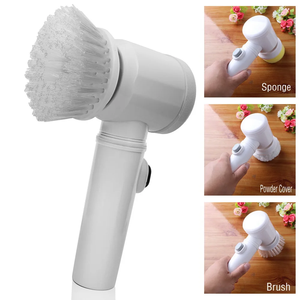 

DIYWORK for Bathroom Tile Sink Magic 3 in 1 Electric Cleaning Brush Handheld Polisher Kitchen Washing Tool Bathtub Brush