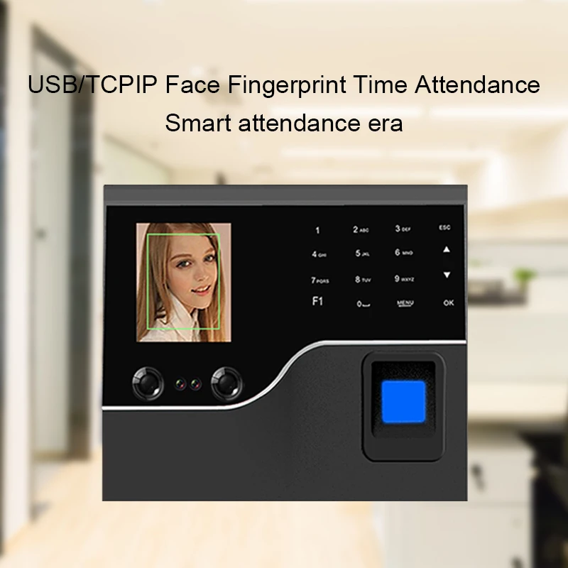 

OULET Fingerprint Time Attendance Facial Attendance System TCPIP Access Control Recorder Employee Time Clock For Company