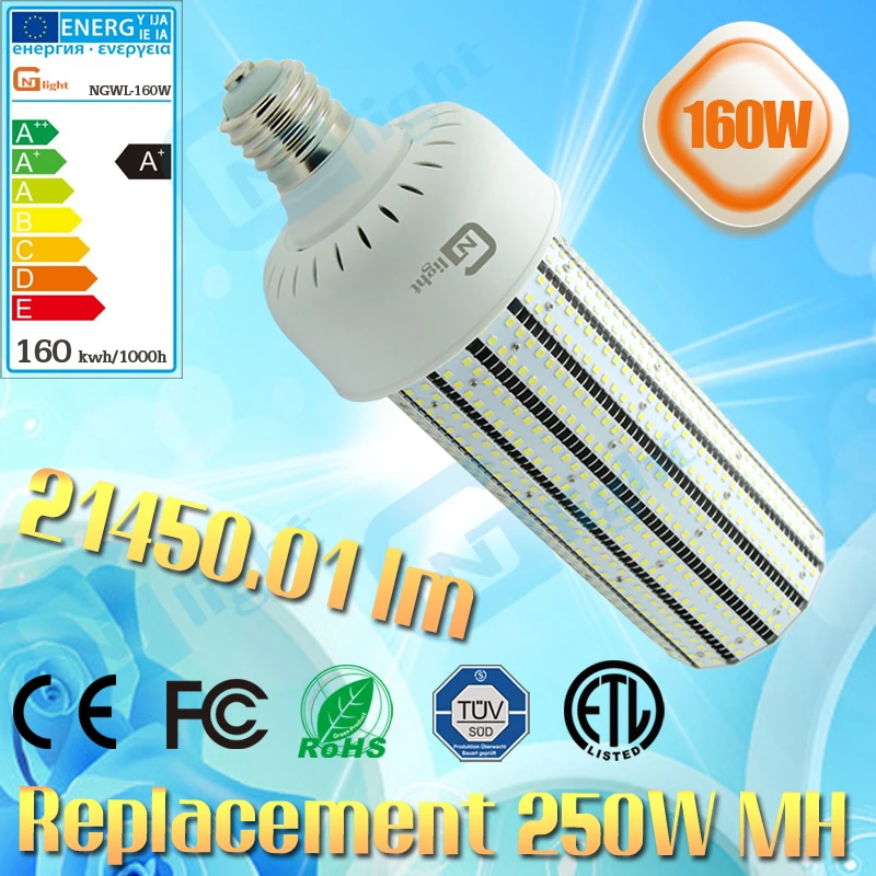 400w metal halide led replacement LED Corn Bulb Lamps160W LED High bay ...