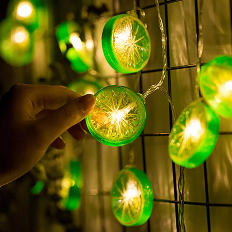 Lovely fruit lemon String Lights 3M 20 leds,Party Wedding Patio