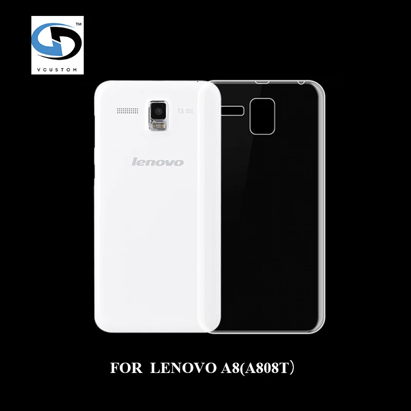 Роскошные 1 шт. Силиконовые Мягкий Тпу Прозрачный Чехол Для lenovo a8/a806 Бесплатная