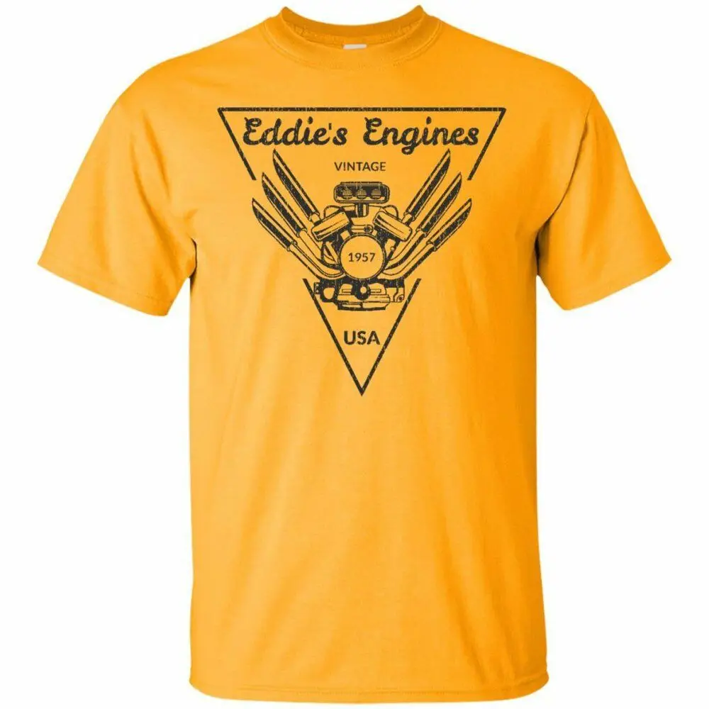 Eddies Engines разное общее название компания Автомобиль Мотор Футболка Новый