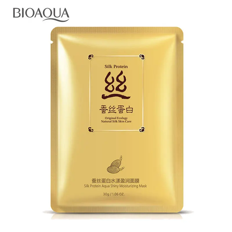 

BIOAQUA 1 Piece Skin Care Silk Sheet Mask Depth Replenishment Oil Control Unisex Make