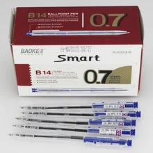 12 шт./лот Премиум выдвижной 0.7 мм шариковая ручка 3 вида цветов вариант легко ручка отличное записи высокого качества baoke B14