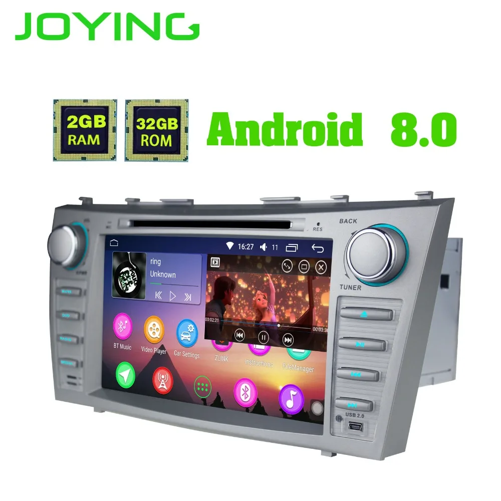 

8"Joying Double 2 Din Android Car Radio Stereo Tape Recorder For Toyota Camry Head unit GPS Navigation Player With DVD Player