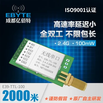 

2.4G Full Duplex Wireless Serial Module Wireless Transceiver Module Two-way Transceiver Long Packet Length ZigBee