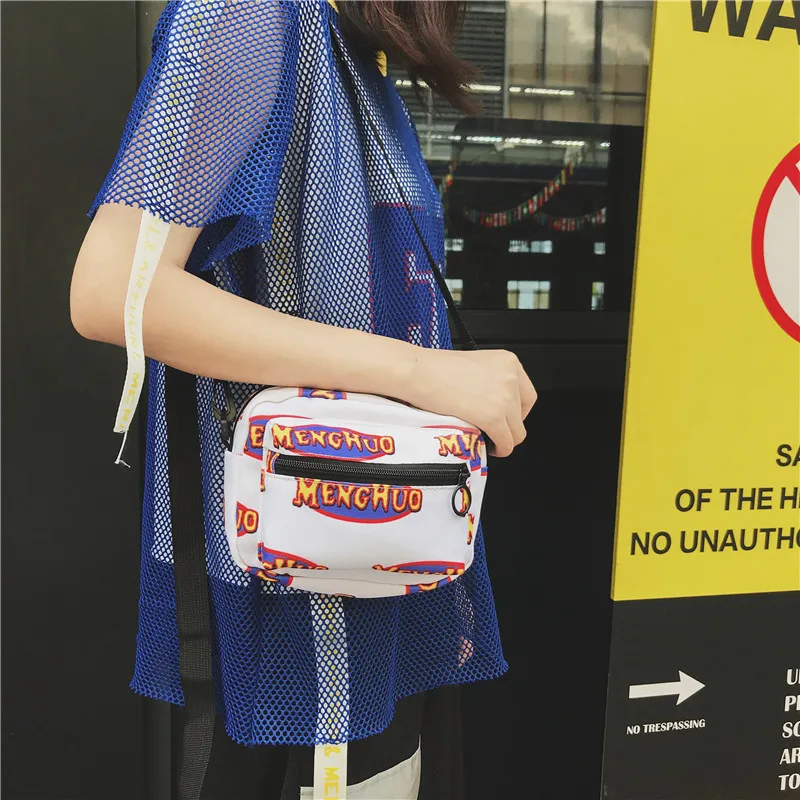 Menghuo Casual Letter Women Shoulder Bags Waterproof Nylon Female Handbags Girls Messenger Bags Small Crossbody Women Mini BagsIMG_6534