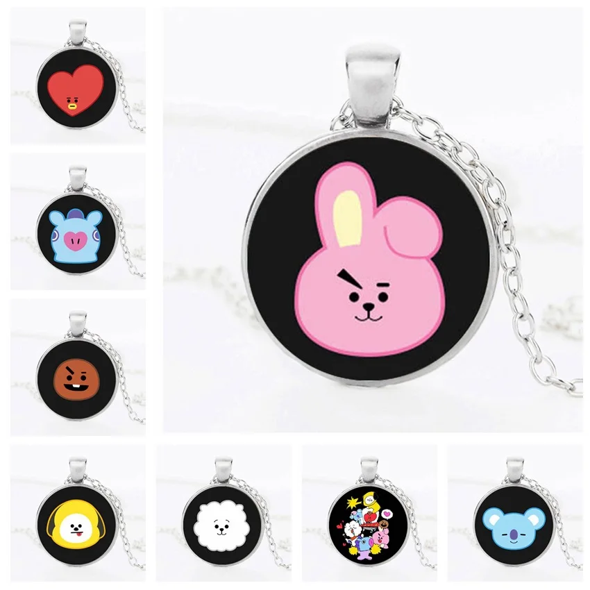 Oppa магазин 2018 Новый BTS bangtan мальчики TATA CHIMMY COOKY Bt21 BT21 мультфильм Moon Time тон Черный