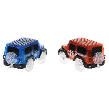 

1PC LED Cars Night Luminous Magic Electronics Vehicle Flashing Lights Kids Educational Toy Christmas New Year Gift