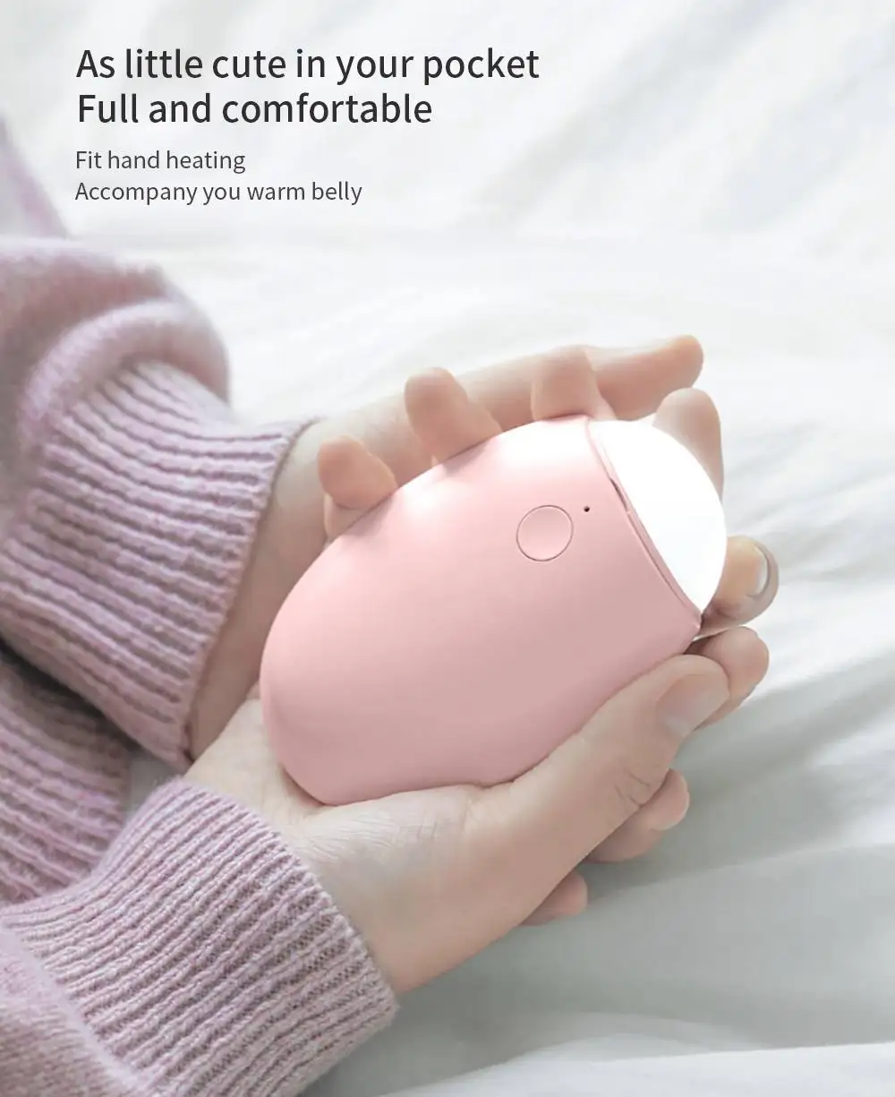 YOUPIN SOLOVE Электрический многофункциональный портативный ручной подогреватель power Bank Зарядка через usb 3600 мАч защита емкости компактный