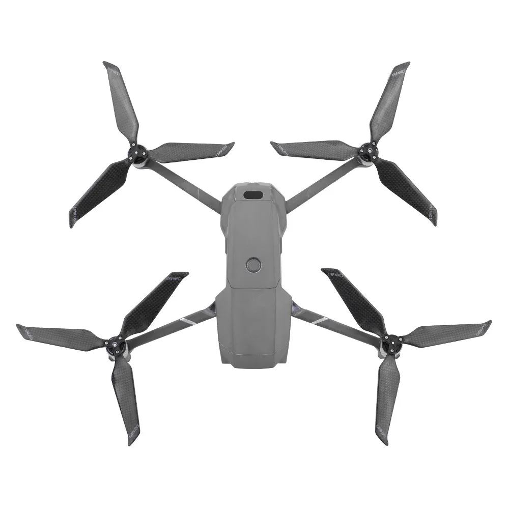 2/4 шт. пропеллеры для DJI Mavic Pro/Air 2/Pro/зум углеродного волокна 8743 складной пропеллер с низким Шум с 3-мя лезвиями Прямая l1112#2