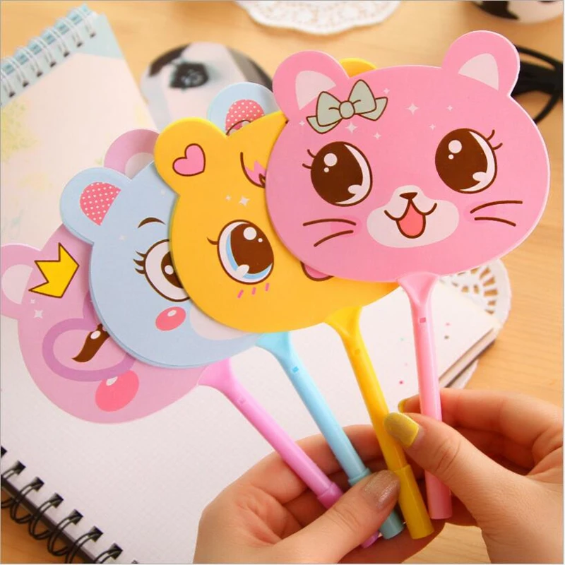 

2Pcs/lots New Cute cartoon dinette shape ballpoint pen funny pen for office school kids