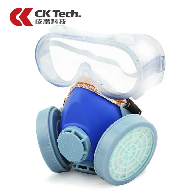 2016 Gas Mask Protection Filter Chemical Gas Respirator Safety Dust Mask Antivirus Paint Spray Pesticide Anti Dust Mask 1012TPR silicone respirator gas mask pesticide pintura full face carbon filter mask paint spray gas boxe protect mask free shipping