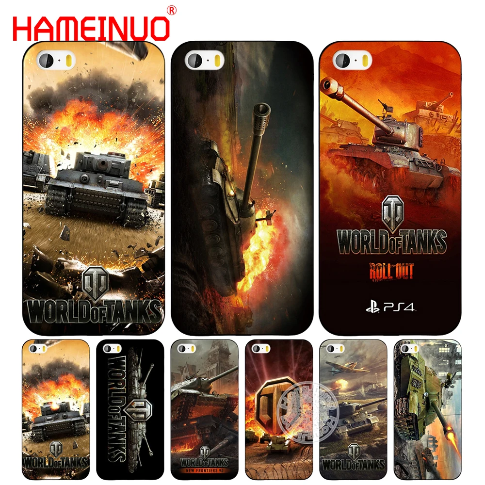 HAMEINUO чехол для сотового телефона с изображением Мир танков iphone 6 4 4s 5 SE 5c 6s 7 8 plus X|for