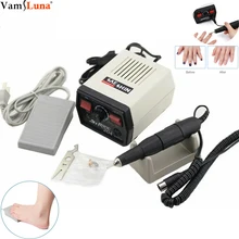 Электрическая дрель для ногтей маникюр 65 Вт 35000 об./мин Сильный 204 педикюр пилки для ногтей Электрический Маникюрный Набор