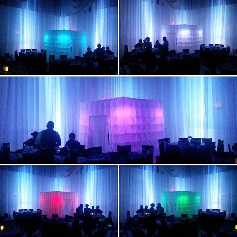 8 футов белые кубисветодиодный ные лампы надувная портативная фотокамера