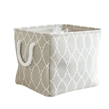 

Zakka Style Cloth Folding Cover Storage Boxes With Handle Storage Basket Finishing Clothing Wholesale Storage Racks