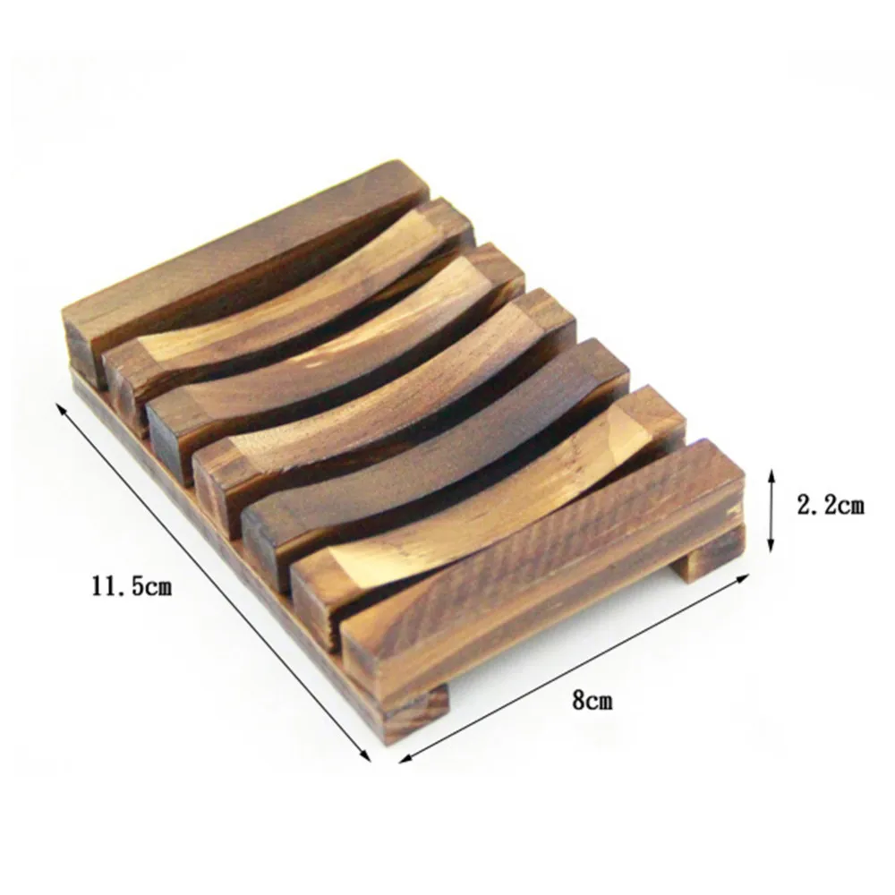 1 шт. мыльница Блюдо ванная душевая кабина хранение опорная пластина подставка деревянный ящик натуральная мыльница чехол для хранения держатель Контейнер B4