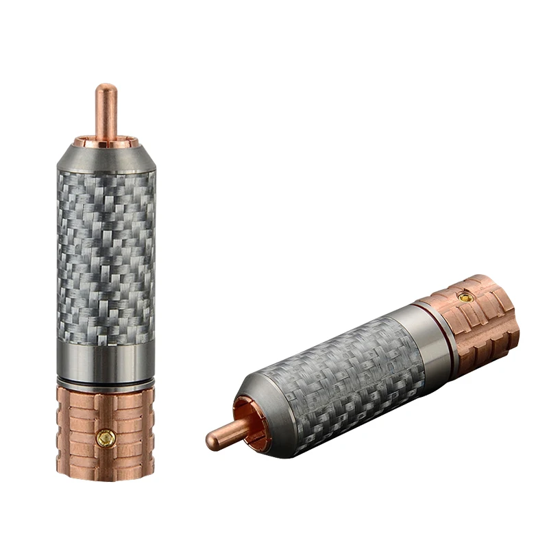 Viborg 4pcs Hi End RCA Plug Pure Copper