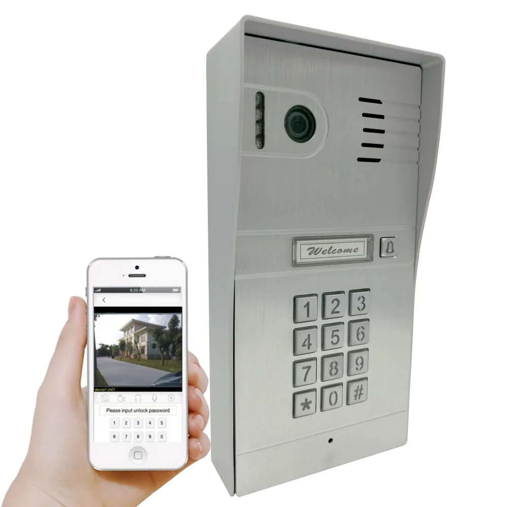 

Global wireless ip wifi video door phone doorbell intercom system remotely control door locks anywhere