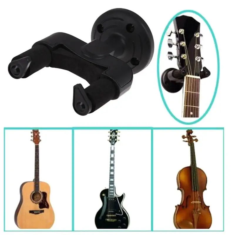 New Wall Mount Hanger Stands Bass Acoustic Electric Guitar Violin