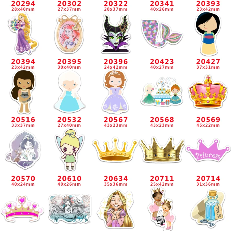 

Free shipping 30 pcs planar resin ribbon princess resin pr20294