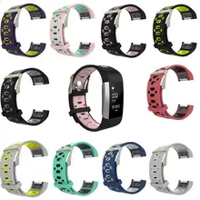 50 шт. Мягкий Силиконовый Модный ремешок для Fitbit Charge 2 регулируемый ремешок для Fitbit Charge2 Замена Фитнес браслет декоративный