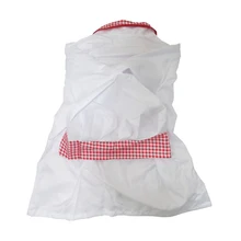 ABWE/Детский костюм повара для ролевых игр; комплект повара; белый+ красный