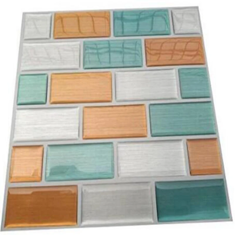 

Wall tile Peel and stick vinyl Wall tile for your home decoration waterproof and oilproof brick DIY wall kitchen tile
